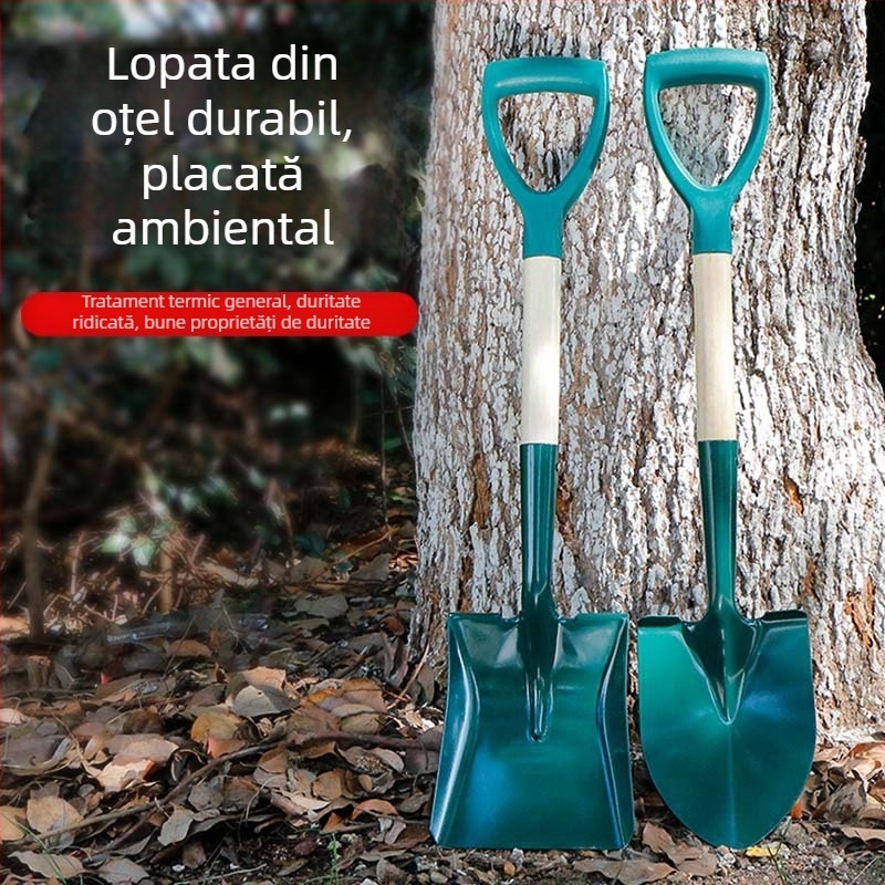 Lopată de săpat pentru grădină în aer liber, din oțel mangan, Autonomy, unealtă agricolă