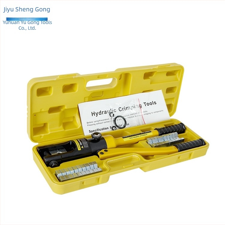 Clește hidraulic manual pentru cabluri, vârfuri cupru-aluminiu – 40Cr, model YQK70120240300, cabluri 4–70 mm², instrument electric portabil