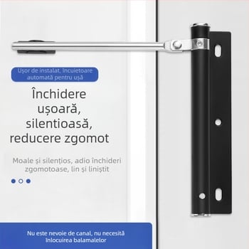 Închizător de ușă simplu din oțel inoxidabil — design modern minimalist, personalizabil, brand Wuxin haopin