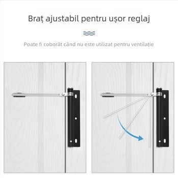 Închizător de ușă simplu din oțel inoxidabil — design modern minimalist, personalizabil, brand Wuxin haopin