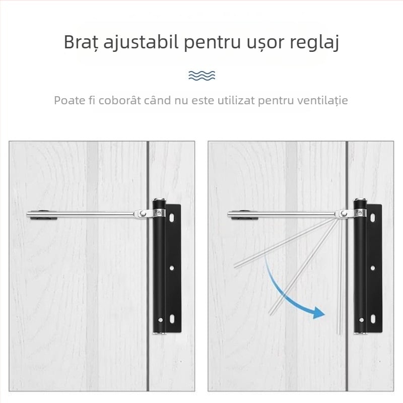 Închizător de ușă simplu din oțel inoxidabil — design modern minimalist, personalizabil, brand Wuxin haopin