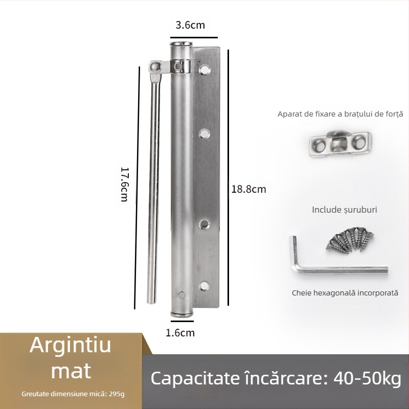 Închizător de ușă simplu din oțel inoxidabil — design modern minimalist, personalizabil, brand Wuxin haopin