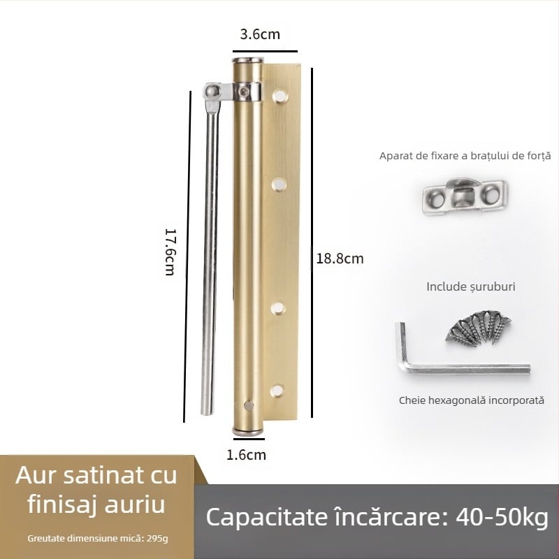 Închizător de ușă simplu din oțel inoxidabil — design modern minimalist, personalizabil, brand Wuxin haopin