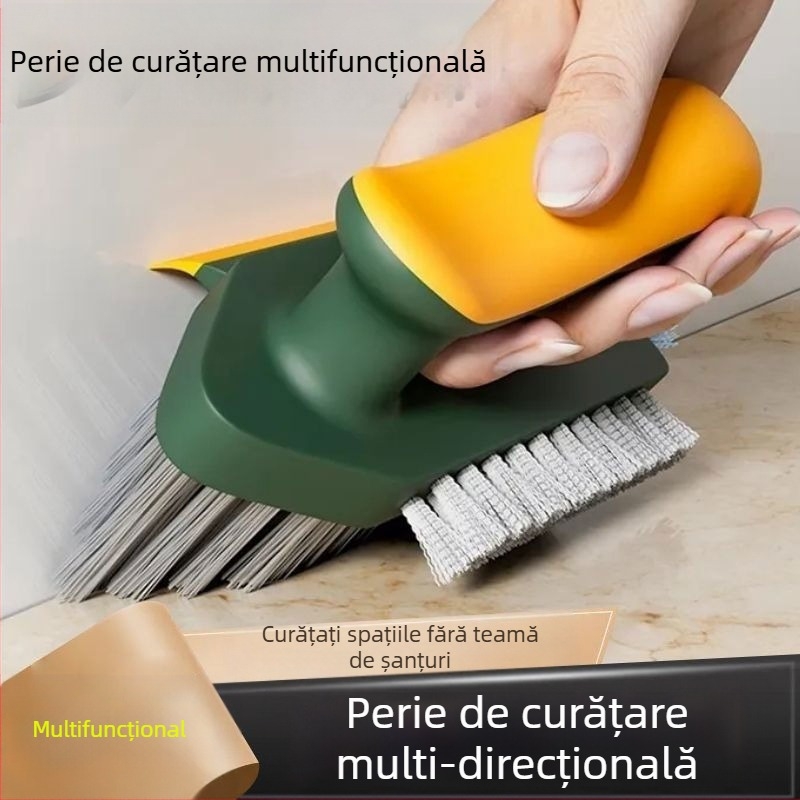 Perie multifuncțională pentru fugile și podeaua, pentru baie și bucătărie, din fibră