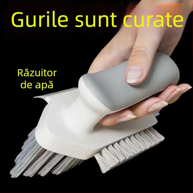 Perie multifuncțională pentru fugile și podeaua, pentru baie și bucătărie, din fibră
