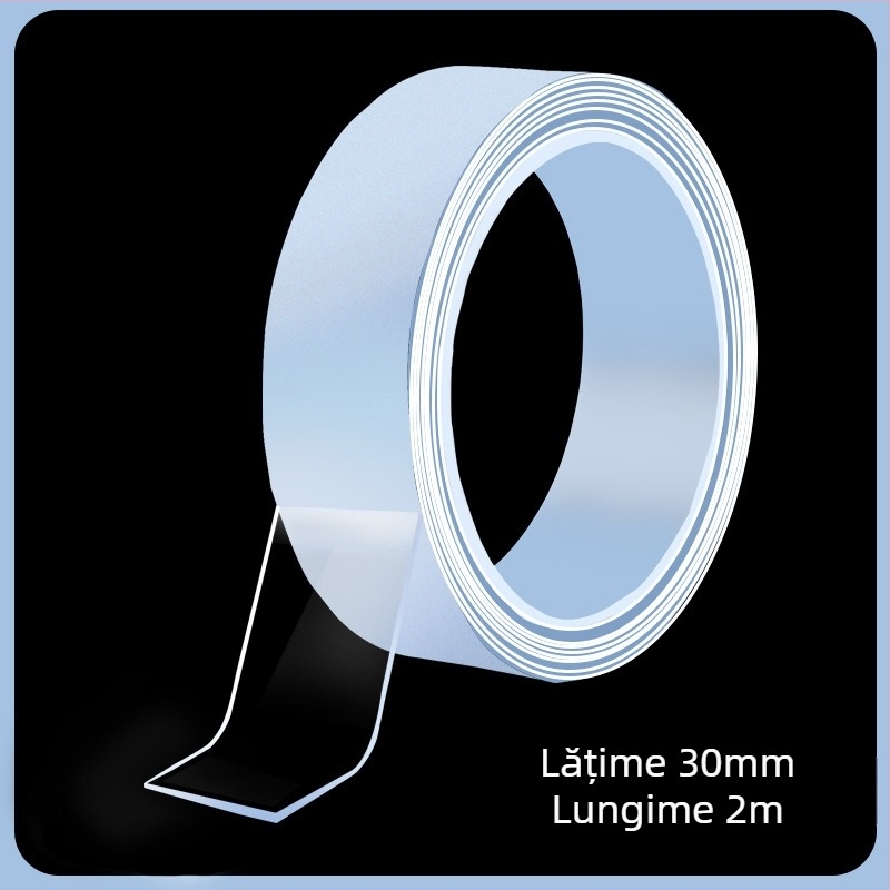 Bandă nano dublu-adezivă — Brand JIUMO; Material: acrilic; Montare: lipire; Lansare pe piață: 2023; Categorie produs: cârlig cu ventuză