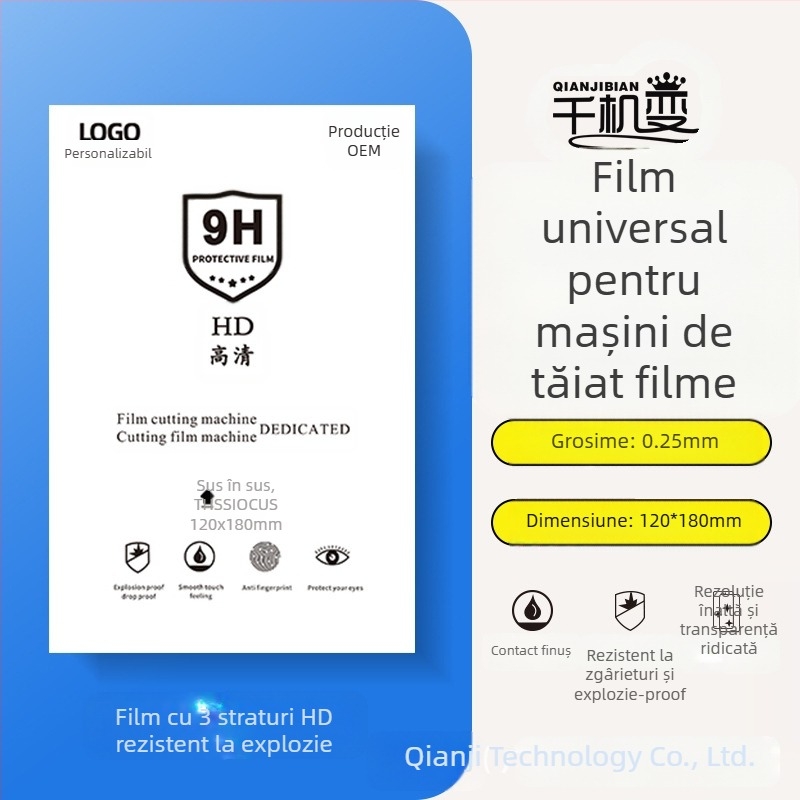 Protecție ecran telefon PET, folie frontală, claritate HD