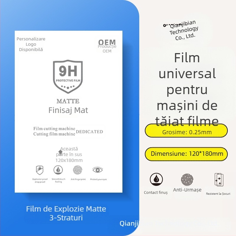 Protecție ecran telefon PET, folie frontală, claritate HD