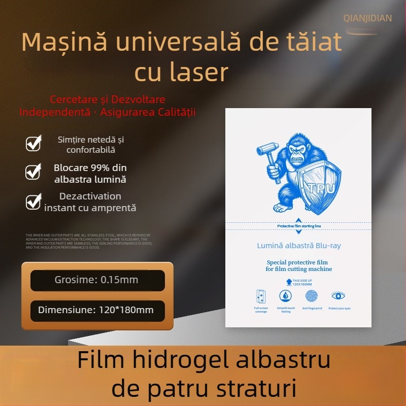 Protecție ecran telefon PET, folie frontală, claritate HD