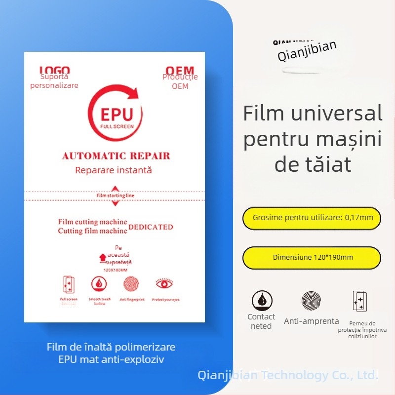 Protecție ecran telefon PET, folie frontală, claritate HD