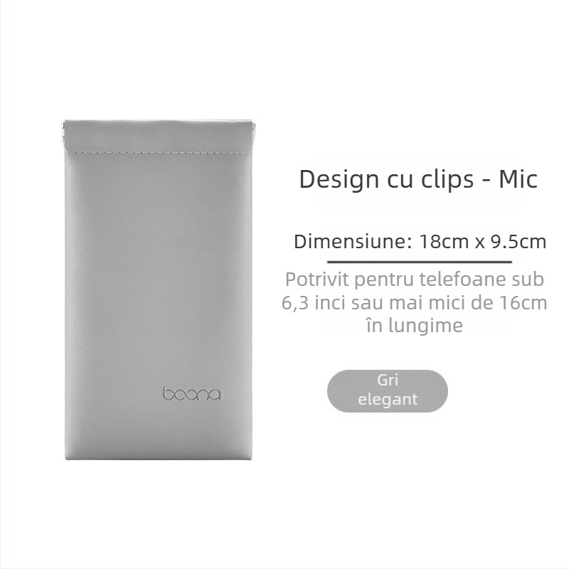 Geantă de protecție pentru telefonul mobil, PU cu relief, închidere automată cu șnur, capacitate 2 kg, model G005, ambalaj pentru electronice 3C