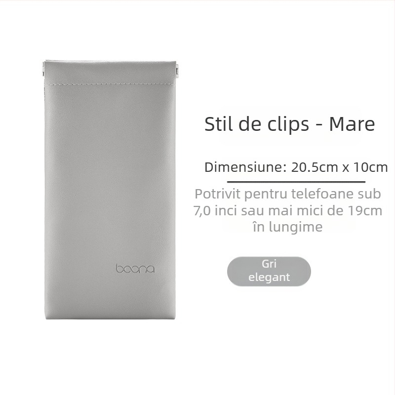Geantă de protecție pentru telefonul mobil, PU cu relief, închidere automată cu șnur, capacitate 2 kg, model G005, ambalaj pentru electronice 3C