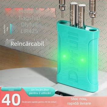 Danny Fu Baterie LIR425 Reîncărcabilă și Set de Încărcător pentru Noapte de Pescuit cu Plută Electronic Luminoasă