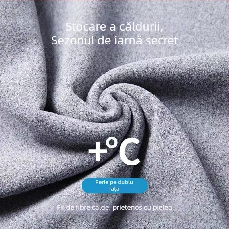Vestă caldă pentru bărbați din polyester, decolteu în V, strat de bază, strat unic, grosime moderată 161-180 g/m²
