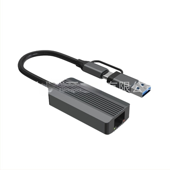 Adaptor Ethernet Gigabit USB-C/USB 3.0 la RJ-45 – fără driver, 10/100/1000 Mbps