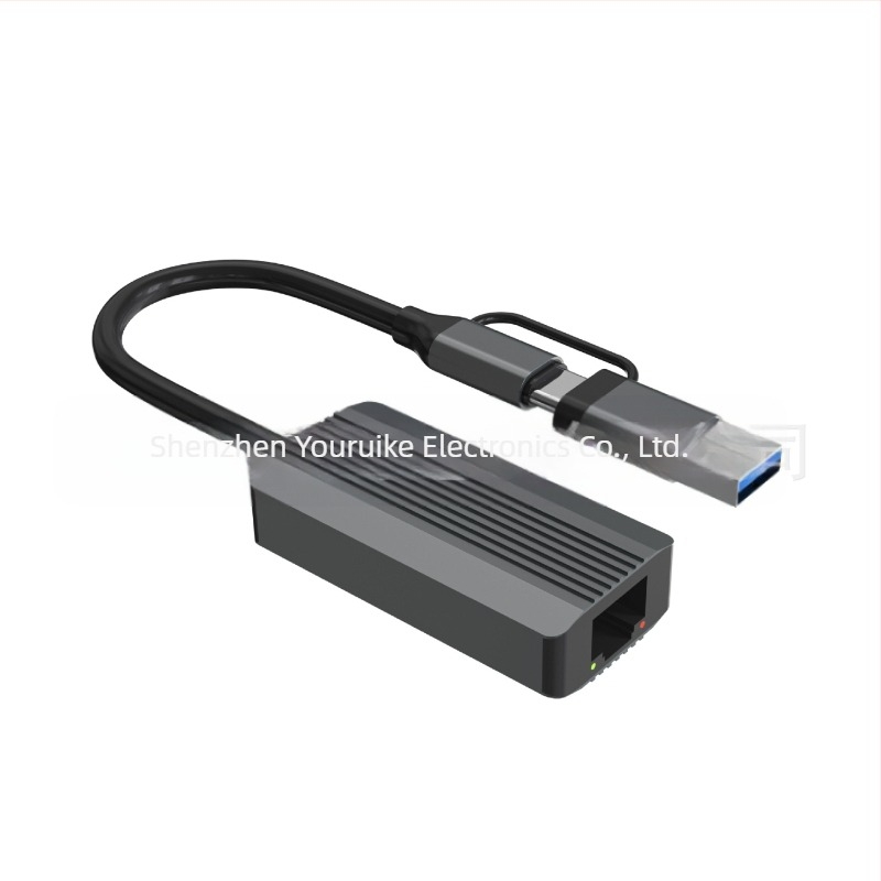 Adaptor Ethernet Gigabit USB-C/USB 3.0 la RJ-45 – fără driver, 10/100/1000 Mbps