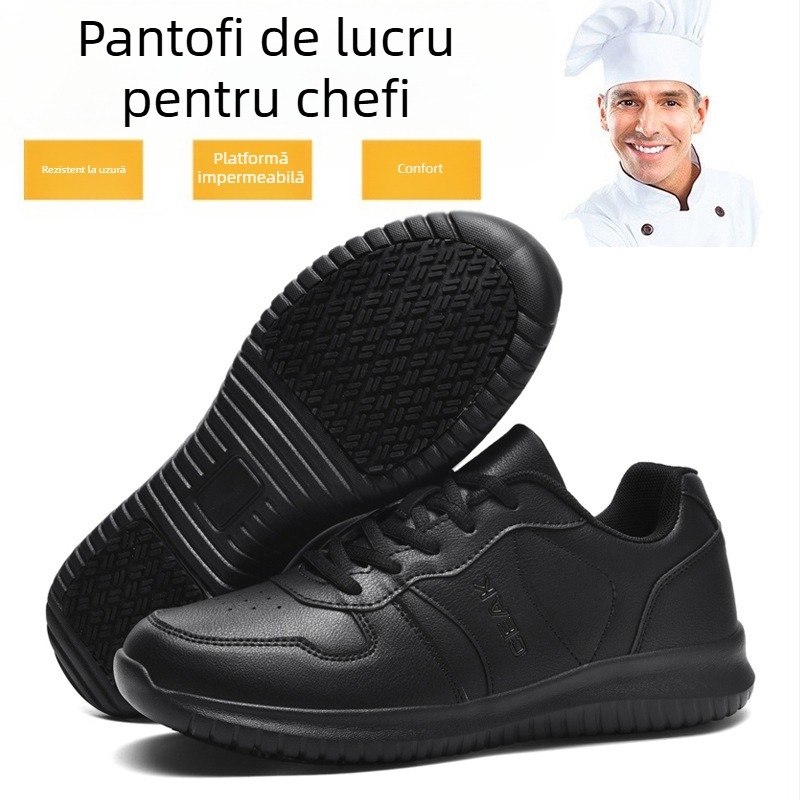 Pantofi de lucru pentru bucătăria restaurantului, material EVA, antiderapante, impermeabili, rezistenți la ulei, respirabili