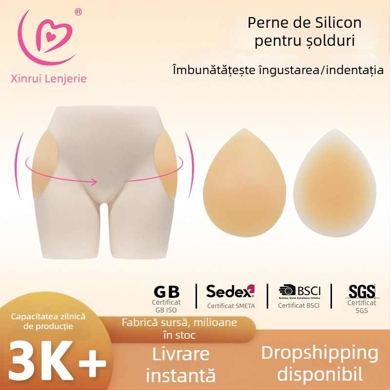 Pad de mărire a șoldurilor din silicon, gros, autoadeziv, invizibil și fără urme — Xinrui Lover, Dongguan