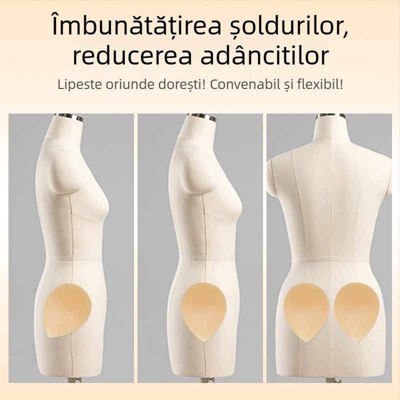 Pad de mărire a șoldurilor din silicon, gros, autoadeziv, invizibil și fără urme — Xinrui Lover, Dongguan