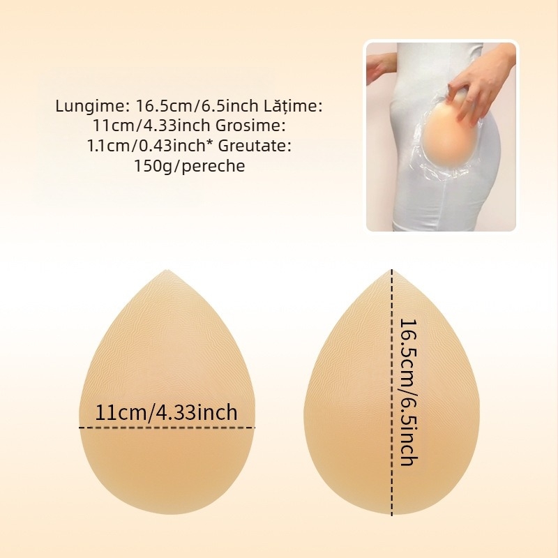 Pad de mărire a șoldurilor din silicon, gros, autoadeziv, invizibil și fără urme — Xinrui Lover, Dongguan