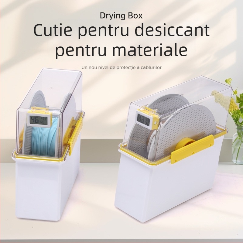 Cutie de uscare pentru accesorii imprimantă 3D – etanșare, recipient transparent de depozitare – Earth Surface Drying Box