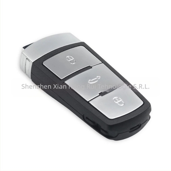 Cheie de mașină Volkswagen, telecomandă cu 3 butoane, 433 MHz, cip ID46, carcasă ABS