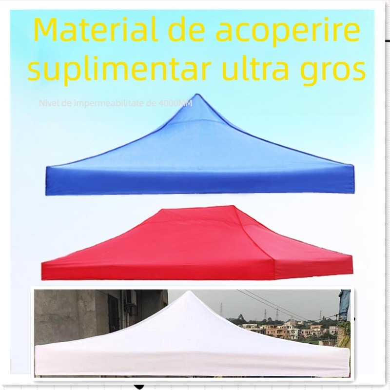 Pânză de acoperiș exterior pentru cort promoțional, montaj rapid, design camuflaj, structură cu două camere