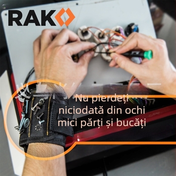 Protecție magnetică a încheieturii pentru unelte — Anti-pierdere șuruburi, nailon balistic 1680, pentru alpinism