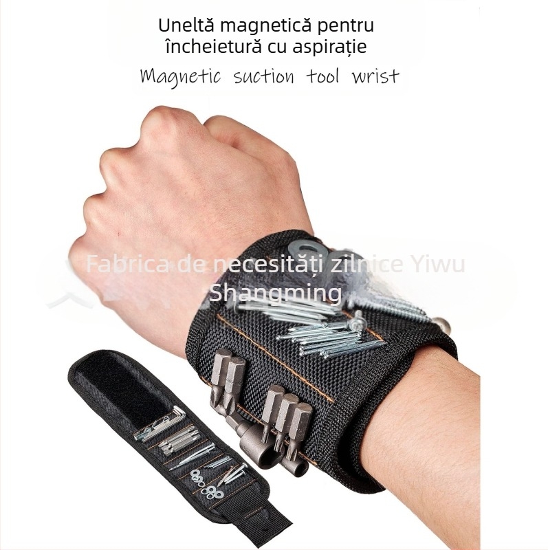 Protecție magnetică a încheieturii pentru unelte — Anti-pierdere șuruburi, nailon balistic 1680, pentru alpinism