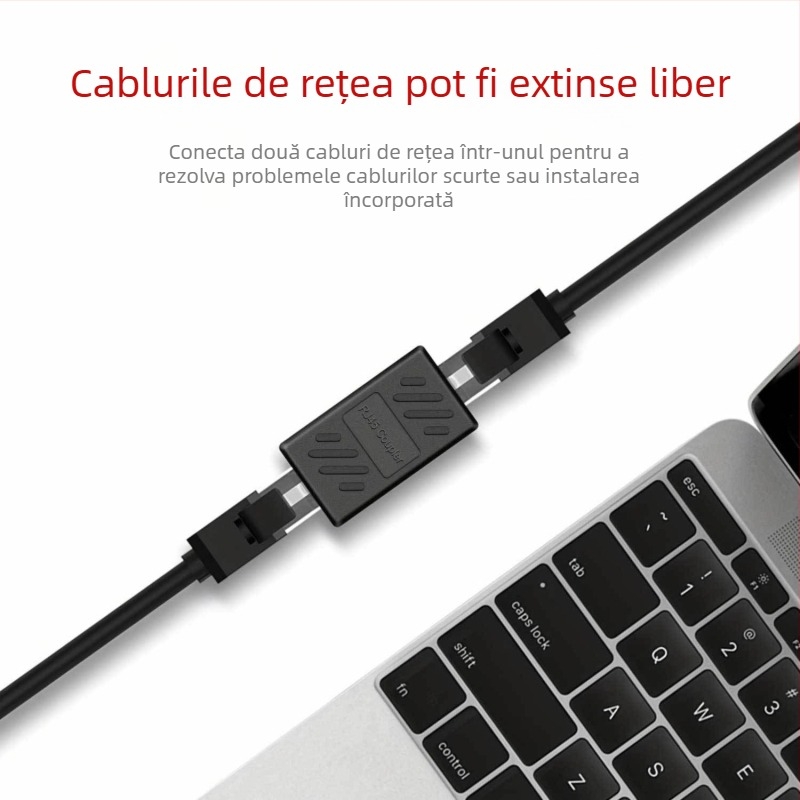Conector RJ45 drept XC-800, interfață RJ45, model XC-800, lansat în 2024, ambalat individual