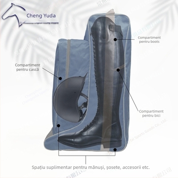 Geantă echipament pentru echitație pentru cască și cizme | pânză Oxford | Personalizabilă | Origine: Jiangsu | Ambalare: 25 bucăți