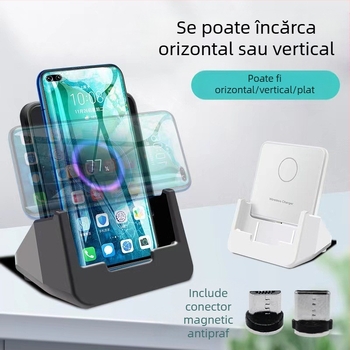 Stand de încărcare wireless, vertical, 15W încărcare rapidă, model jy-01, ABS