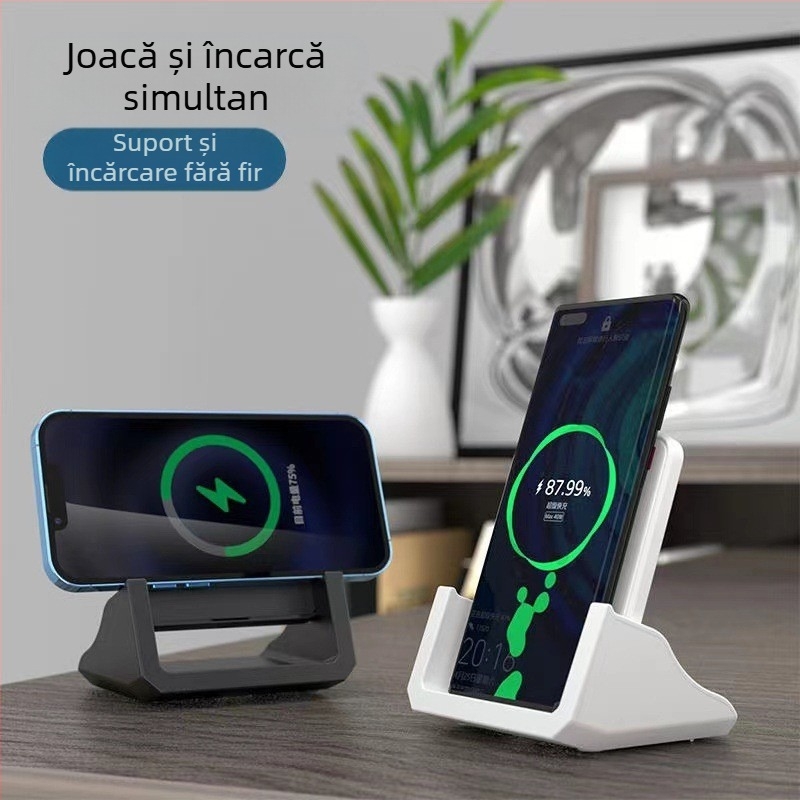 Stand de încărcare wireless, vertical, 15W încărcare rapidă, model jy-01, ABS