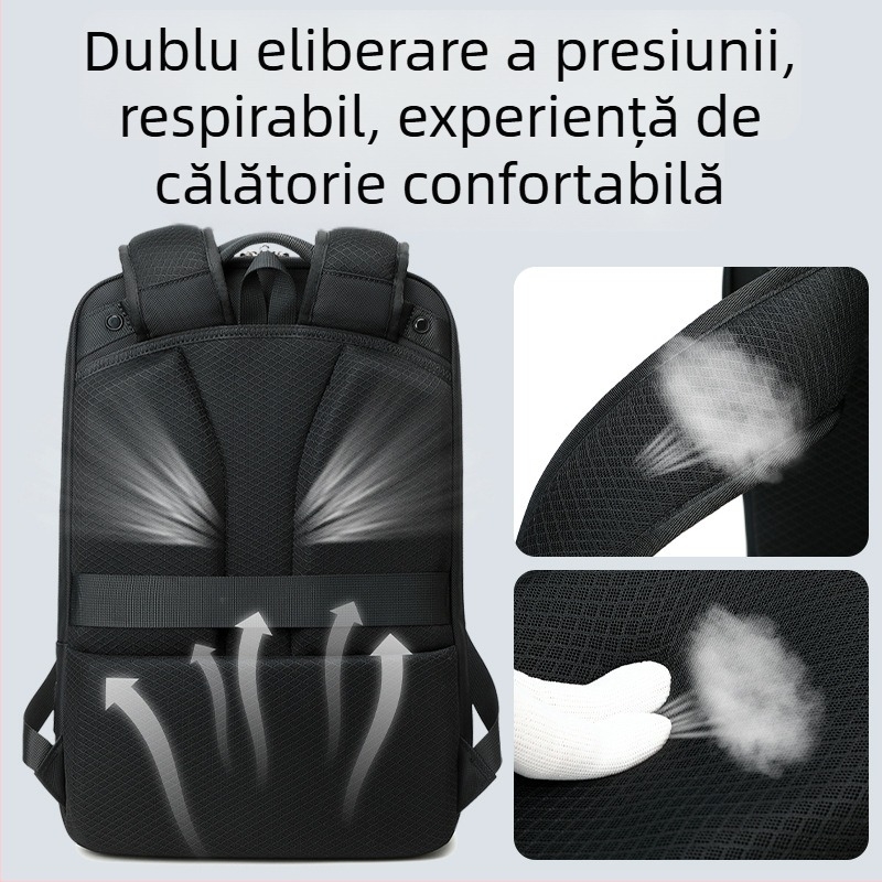 Rucsac de afaceri pentru bărbați, cu extensie, capacitate 20–35L, din Oxford, pentru călătorii de serviciu