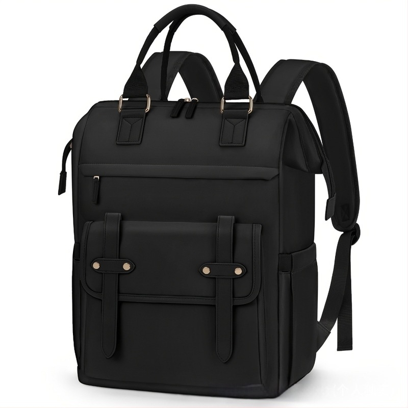 Rucsac pentru laptop – Piele naturală, Piele de vită de înaltă calitate, 20–35L, Pentru timpul liber și călătorii, Stil retro european-american