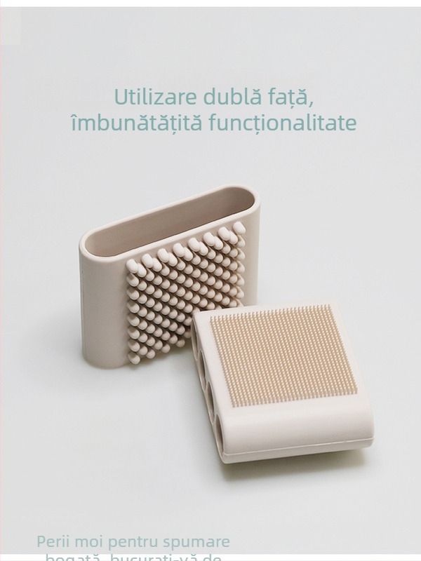 Very clever mănușă de curățare a corpului din silicon cu patru degete pentru câini — perie pentru spate, burete de duș, anti-alunecare, 150 bucăți în pachet