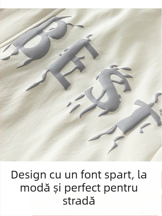 Geacă exterioară pentru bărbați cu glugă, protecție împotriva vântului, din poliester, mâneci lungi, grosime moderată