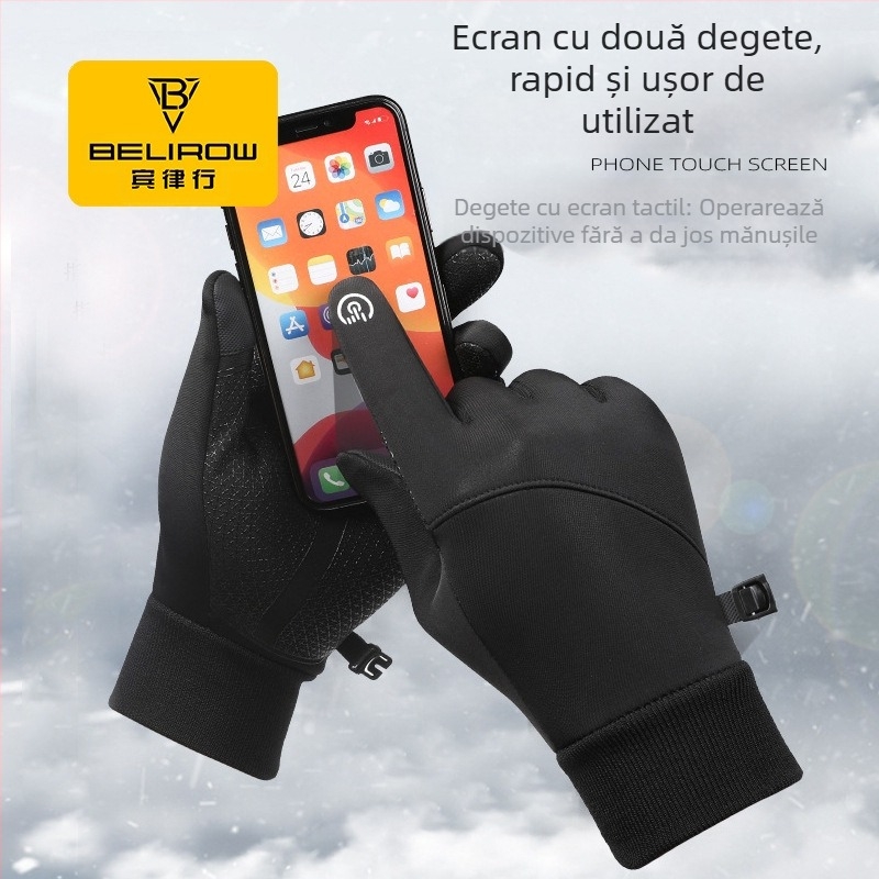 Mănuși pentru bicicletă - Poliester, Unisex, Adulți, BELIROW (Poliester, Unisex, Adulți, BELIROW)