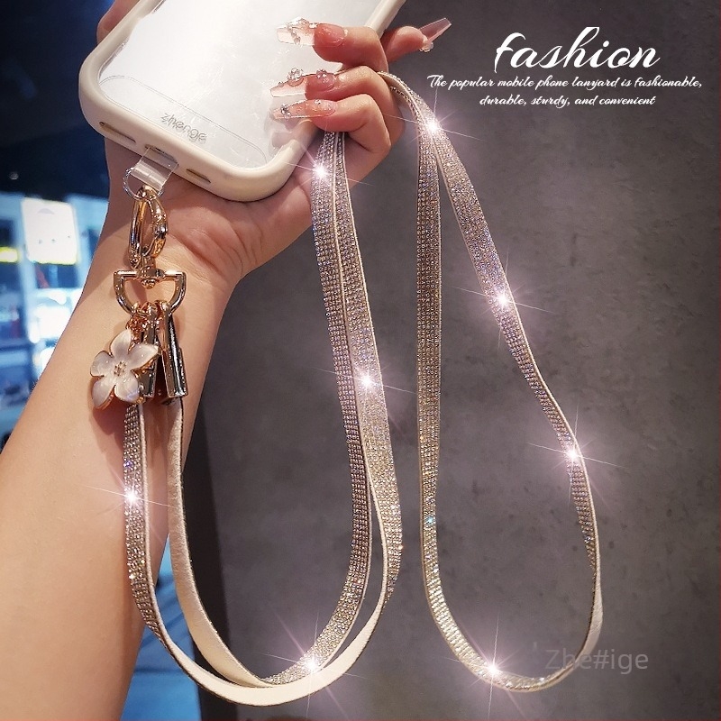 Lanyard pentru telefon cu curea lungă, purtare crossbody, din cauciuc moale, pandantiv geometric, brand Zhenge, multifuncțional