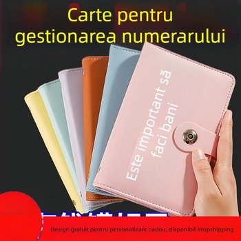 Organizator de economii – piele PU, căptușeală PVC, impermeabil, unisex, stil urban minimalist, utilizare zilnică