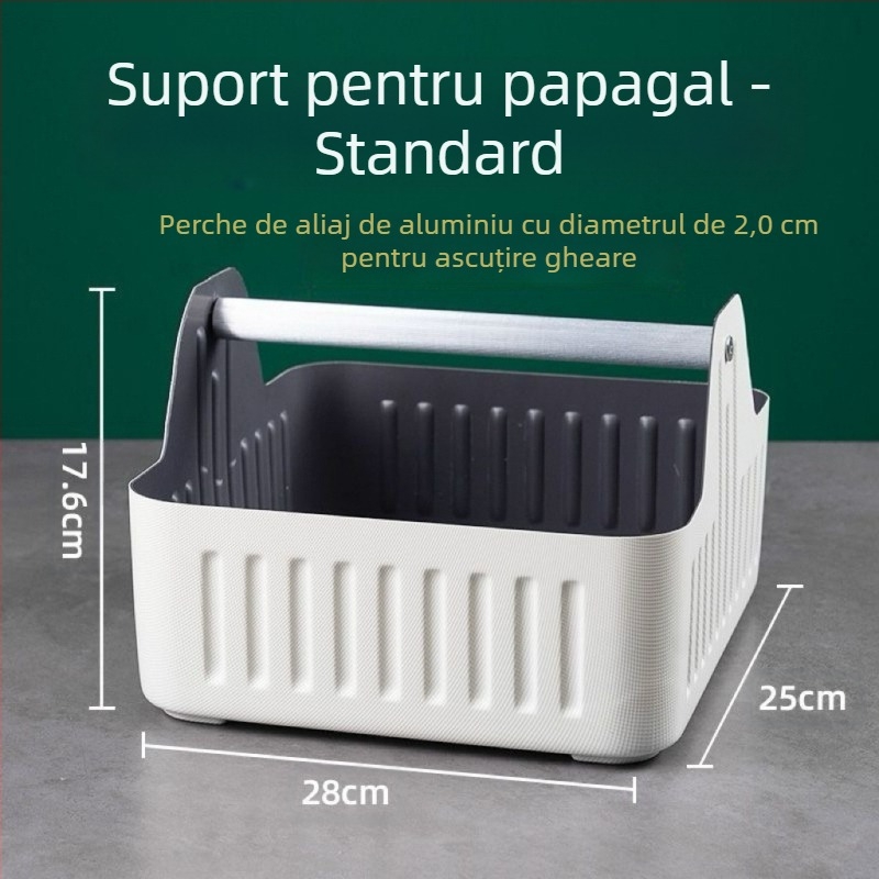 Papagal - coș de toaletă de antrenament pentru birou (WP01) - Adult, Corp mediu, Pasăre