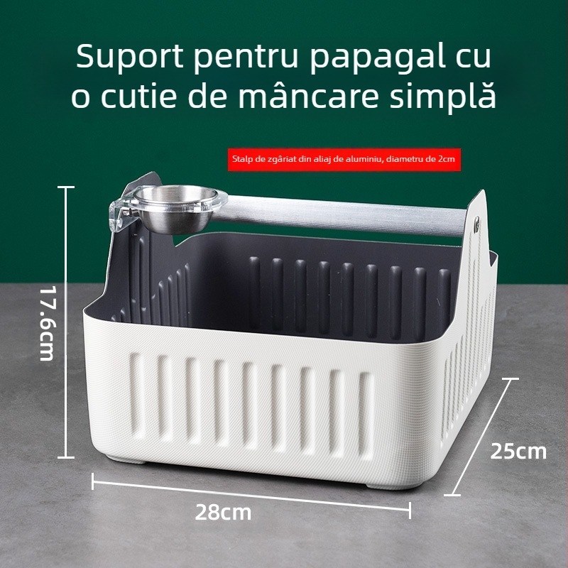 Papagal - coș de toaletă de antrenament pentru birou (WP01) - Adult, Corp mediu, Pasăre