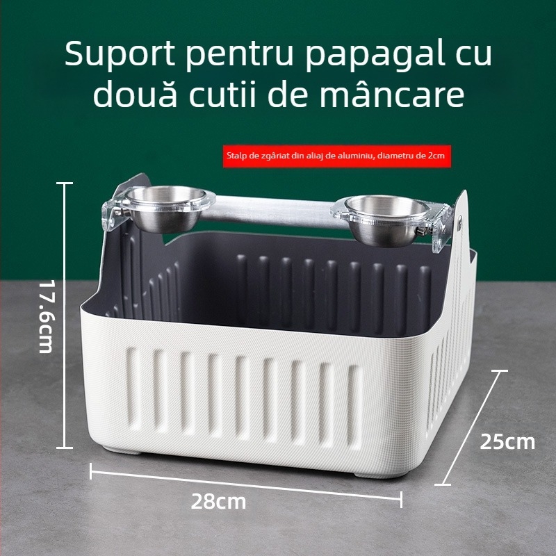 Papagal - coș de toaletă de antrenament pentru birou (WP01) - Adult, Corp mediu, Pasăre