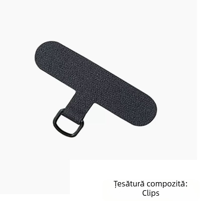 Șnur pentru telefon cu protecție anti-cădere, lung reglabil pentru gât, șnur din nailon, cataramă metalică
