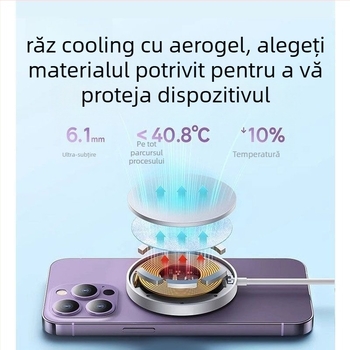 Încărcător wireless magnetic pentru iPhone 15/16/14/13/12/11/8 Pro – încărcare rapidă QC4.0