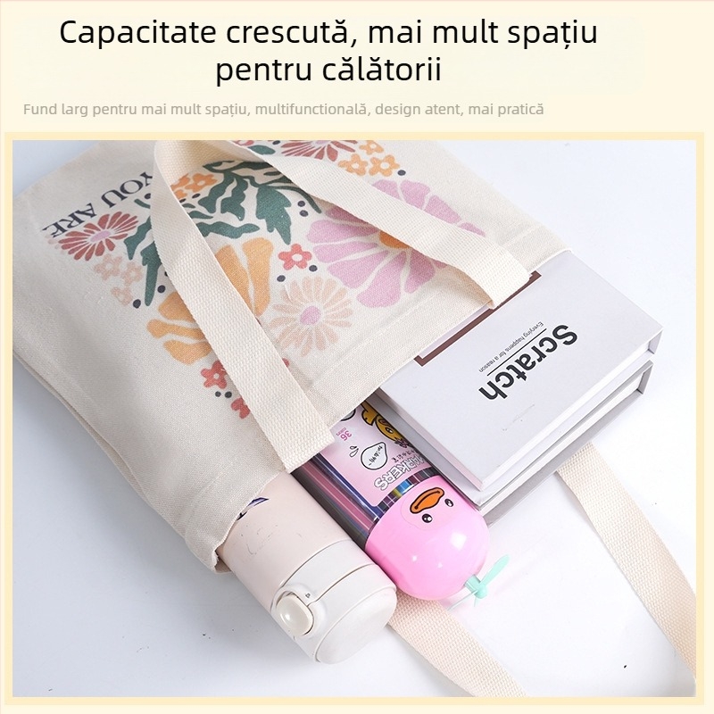 Geantă Tote din pânză, imprimare digitală și logo, pânză 12oz, în stoc și personalizabilă