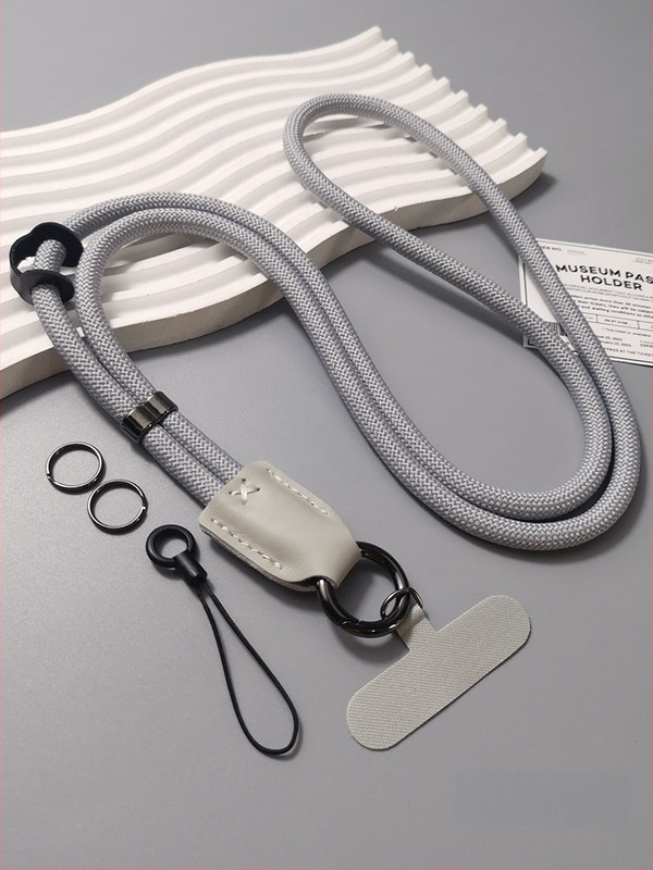 Lanyard pentru telefon, crossbody pentru femei, curea țesută groasă, lucrată manual, multifuncțional pentru drumeții în aer liber