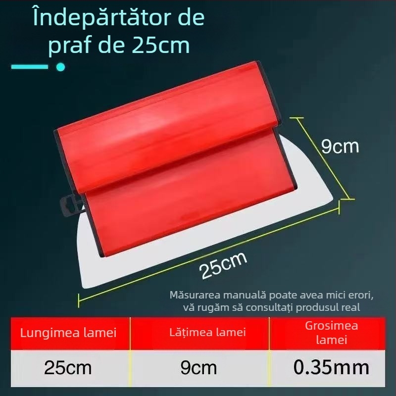 Șpaclu din oțel inoxidabil pentru nivelarea tencuielii pe pereți interiori, fără marcă