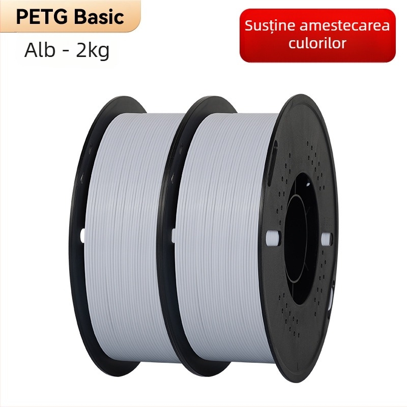 Qipang PETG filament pentru imprimare 3D (diametrul 1,75 mm, bobină de 2 kg)