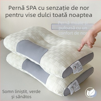 Nucleu de pernă Spa Water Cube pentru somn profund, lavabil, suport pentru gât, uz casnic, pernă pentru o persoană